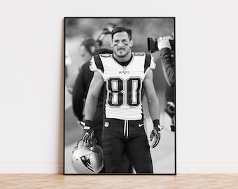 Danny Amendola Poster, American Football Player, Fan Print, Black and White Wall Art, Sport Poster, Photograph Prints,American Football Gift