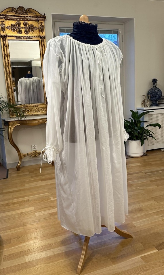 Silk-Cotton Historical Chemise | Adjustable Neckline Undergarment