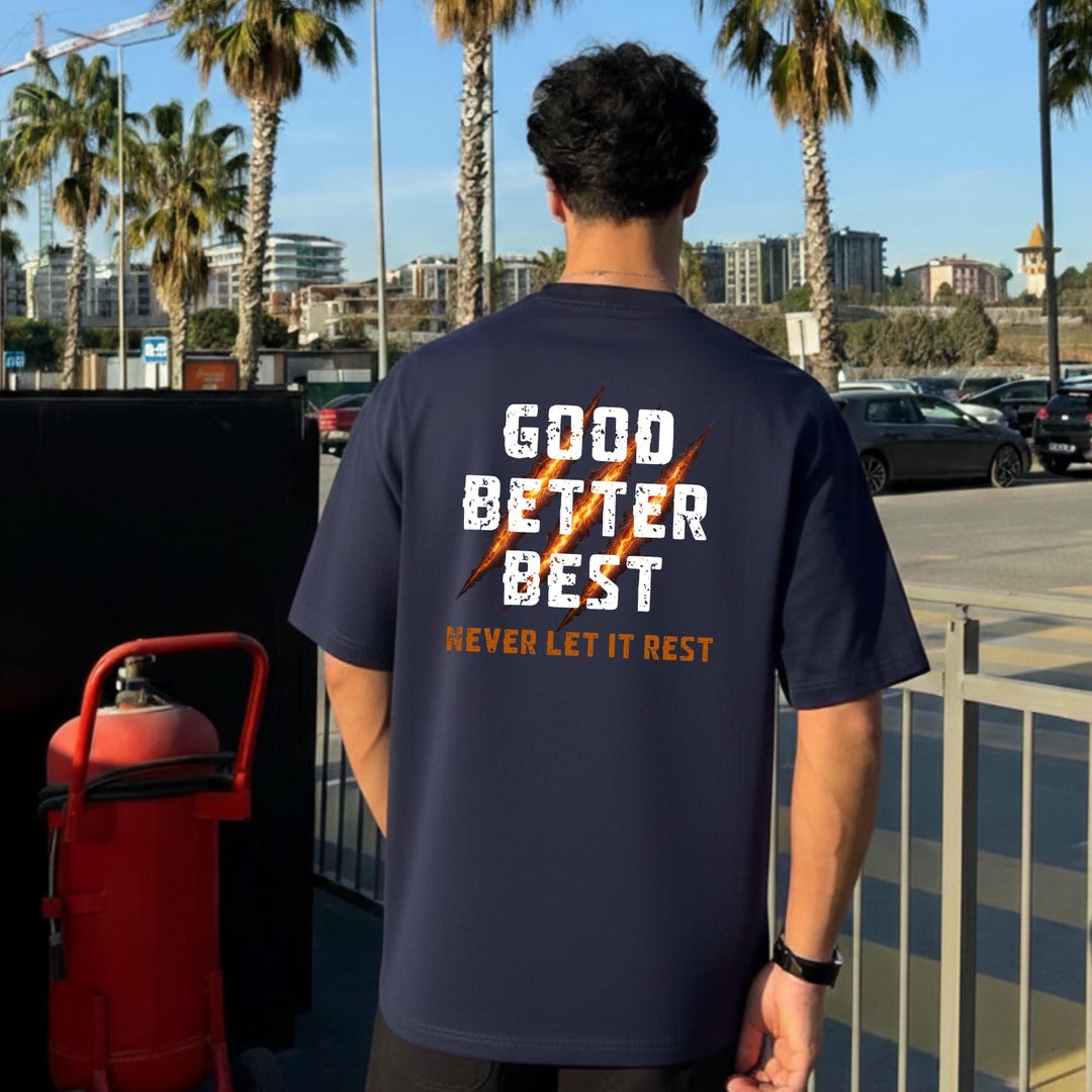 Chicago Football Shirt, Good Better Best Quote Tee, Bears Football Team ...