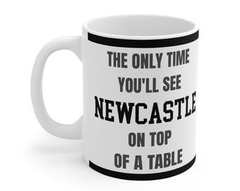 Newcastle Magpies FC Lustige Kaffeetasse - 11 Unzen Teetasse aus Keramik