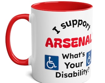 Funny Arsenal Mug, Football Banter Gift