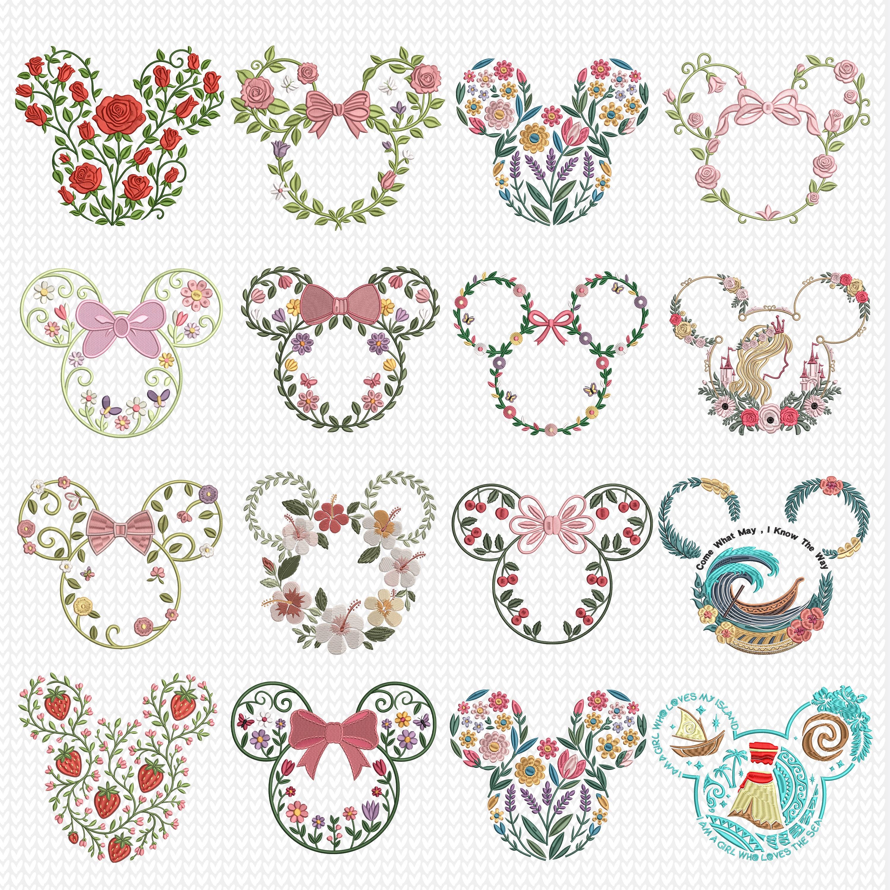 Floral mickey mouse - Etsy 日本