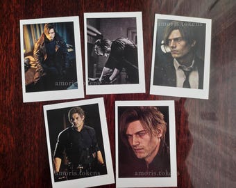Leon Kennedy printed photocards | Resident Evil 9 Requiem merch and gifts