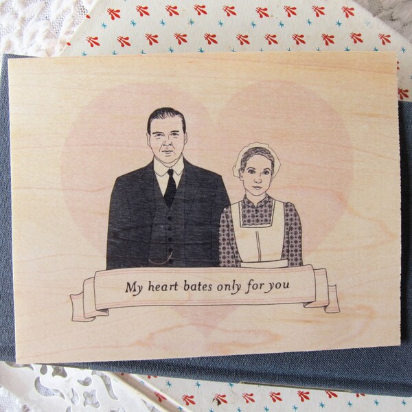 Downton Abbey Card. Free Shipping