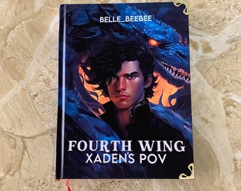 Fourth Wings Xaden's POV book. Hardcover Edition. Full Series with Illustrated