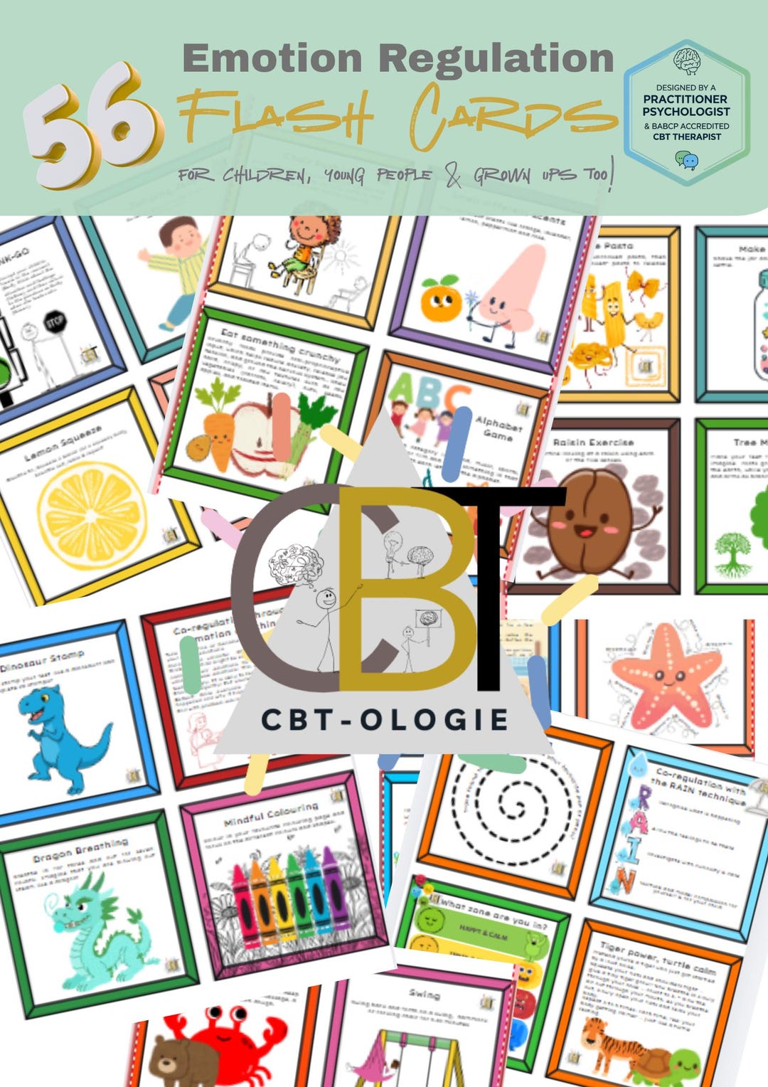 56 Emotion Regulation Flashcards for Kids - Etsy