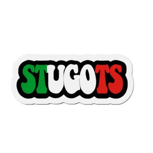 Funny Stugots Magnet | Italian Slang Fridge Magnet | Italian Humor | Italian American Gift | Funny Italian Magnet Gag Gift
