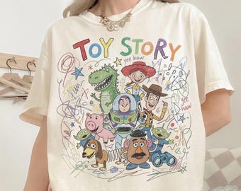 Retro 1995 Toy Story Shirt, Comfort Colors Woody Buzz Tee, You’ve Got A Friend In Me Pixar Shirt, Disney Family Trip 2026 Vacation Top