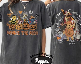 Winnie the Pooh Halloween Shirt, Pooh Bear Piglet Tigger Eeyore Shirt, Disney Halloween Tee, Spooky Season Shirt, Halloween Party Tee 2026