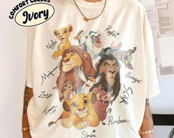 Vintage Lion King Safari Shirt, Comfort Colors Hakuna Matata Tee, Animal Kingdom Family Shirt, Disney Vacation Trip Tee, Let's Get Wild 2026