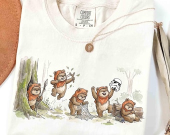 Star Wars Ewok Shirt, Endor Forest Park Tee, Protect Our Forest Graphic Shirt, Galaxy Theme Park Trip Tee, Family Matching Gift Shirt