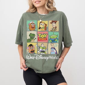 Retro Toy Story Shirt, Youve Got A Friend In Me Tee, Woody Buzz Shirt, Pixar Cartoon Tee, Disney Family Trip Shirt, Vintage Graphic Tee image 5