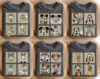 Safari Mickey and Friends PNG, Leopard Minnie Mouse Png, Animal Kingdom Png, Minnie Mouse Png, Disney Safari Png