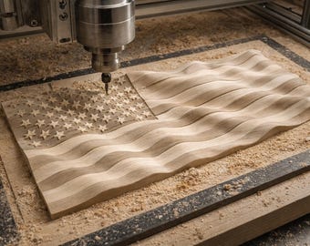 14 Design drapeau américain, modèle 3D STL, fichiers de routeur CNC (téléchargement numérique)