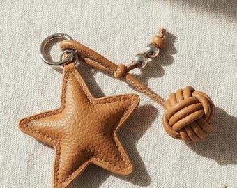 Star Keyring Chain Unique Keyring Personalised Phone Charm Minimalist Accesory for Women