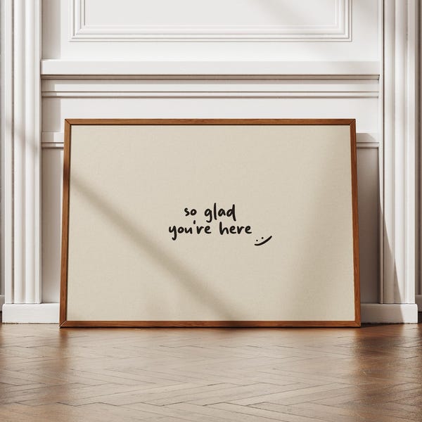 So Glad You Are Here - Etsy