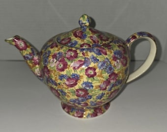 Vintage Royal Winton "Royalty" Chintz Teekanne Ausgezeichneter Zustand Beauty
