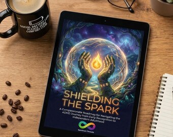ADHD eBook: A Parent's Compassionate Roadmap for Navigating ADHD Neurodivergence from Diagnosis to Adulthood. Shielding the Spark