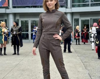 Star Wars Women Armor Suit | Bo-Katan Kryze Costume | Mandalorian Inspired Cosplay Outfit | Comic Con Halloween Katee Sackhoff Flight Suit