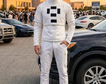 Star Wars Inspired White Mandalorian Cosplay Costume | Bounty Hunter Outfit Set | Custom Cosplay Suit | Comic Con Halloween Gift