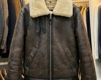 Leon S. Kennedy RE4 Remake Brown Shearling Leather Jacket – Resident Evil Cosplay Costume