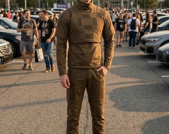 Star Wars Inspired Brown Mandalorian Cosplay Costume | Tactical Bounty Hunter Armor Outfit | Custom Cosplay Set | Comic Con Gift