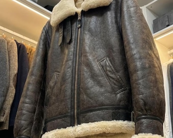 Leon S. Kennedy RE4 Remake Brown Shearling Leather Jacket – Resident Evil Cosplay Costume