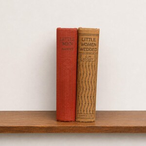 Vintage Louisa May Alcott Bücher Set: Kleine Männer, kleine Frauen verheiratet (ca. 1912-1936)
