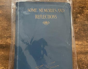 1927 First Edition Some Memories and Reflections by Emma Eames | Vintage Operatic Soprano Memoir | Rare Classical Music History