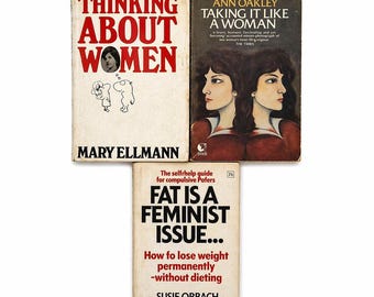 Vintage Feminist Books Set (3 Volumes) – Women’s Studies Collection