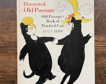 Vintage 1981 T.S. Eliot's "Practical Cats" | Whimsical Nicolas Bentley Illustrations | Faber Paperback