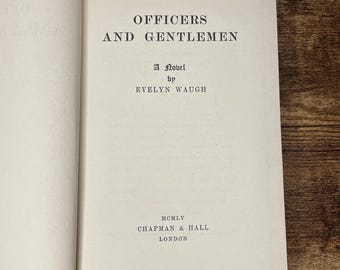 1955 British First Edition | Evelyn Waugh's Officers and Gentlemen