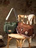 Retro Corduroy Crossbody Bag, Large Capacity Travel Tote