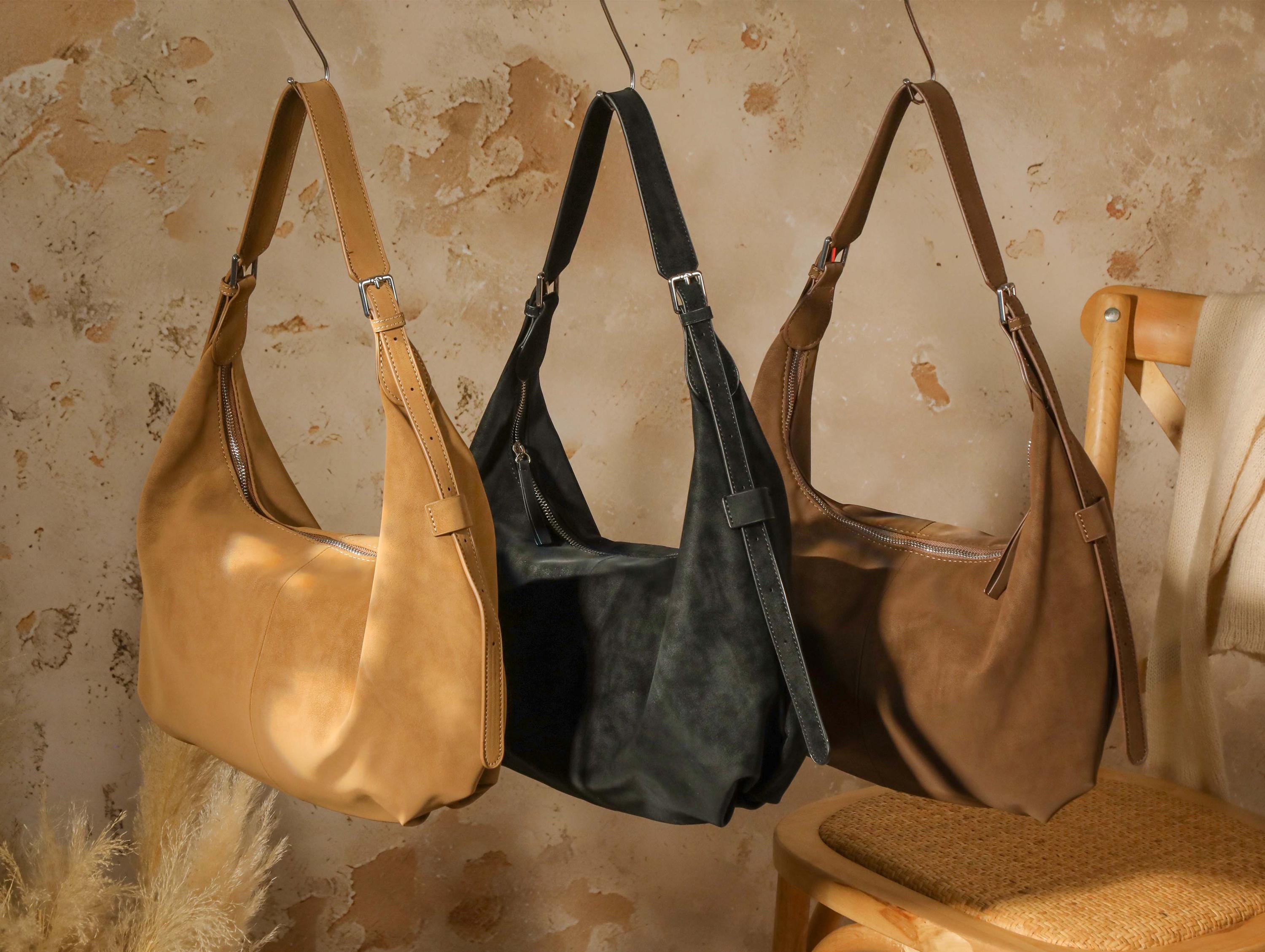 90s vintage leather × suede 2way bag 90s Suede Bag - Canada