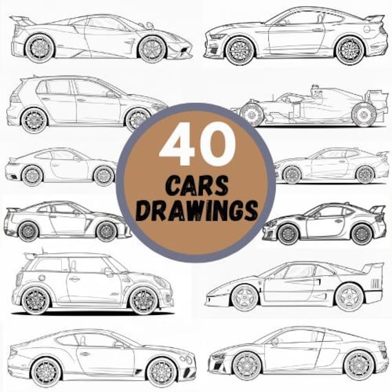 40 Super Fun Sports Crafts for Kids To Keep Them Busy 27 40 Sports Car Coloring Pages (Side Views) Printable PDF Coloring…