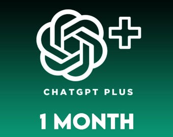 ChatGPT Plus 1 Monat | Sofort Lieferung