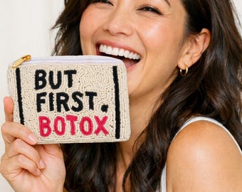 But First Botox Beaded Coin Purse | Bougie Gift Pouch