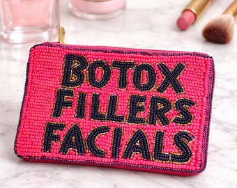 Botox Fillers & Facials Coin Purse | Bougie Gift Pouch