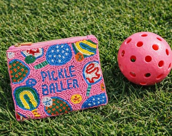 Pickleballer Coin Purse | Girlfriend Gift Pouch