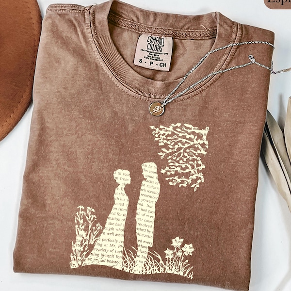 Mr Darcy and Elizabeth Bennet Shirt, Pride and Prejudice Shirt, Jane Austen Shirt, Literary Tee, Book Lover Gift, Bookish Shirt, Reader Gift