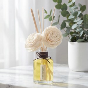 Premium Eucalyptus & Bergamot Reed Diffuser 160ml – Sola Flower Oil Sticks for Home | Spa-Like Natural Room Scent | Housewarming Gift Idea