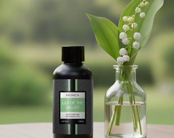 Lily of the Valley Reed Diffuser Oil | Muguet Floral, Musk & Amber Scent