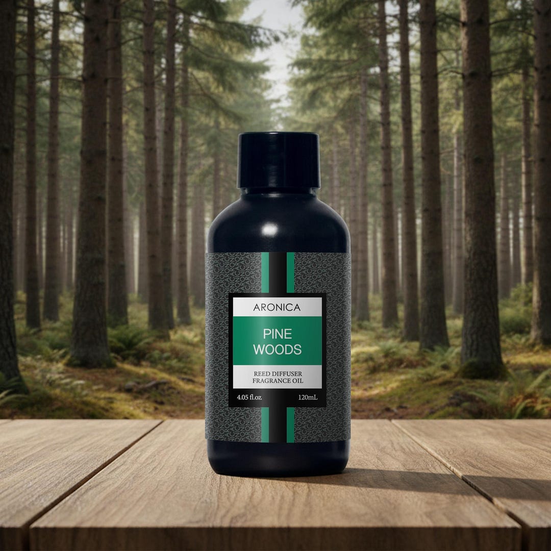 Evergreen Forest Reed Diffuser Refill | Pine, Fir & Cedarwood Scent ...