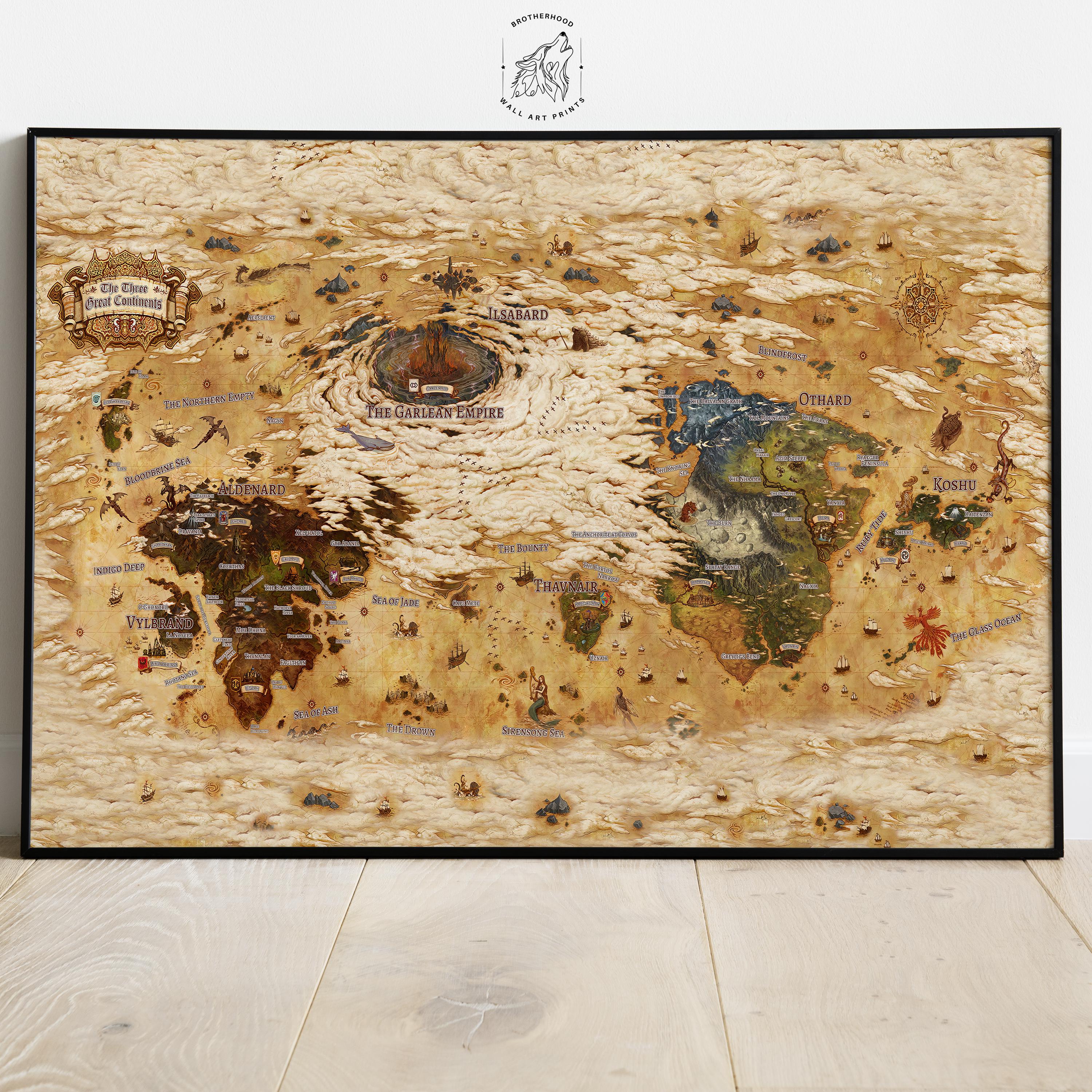 Final Fantasy Xiv Maps - Etsy