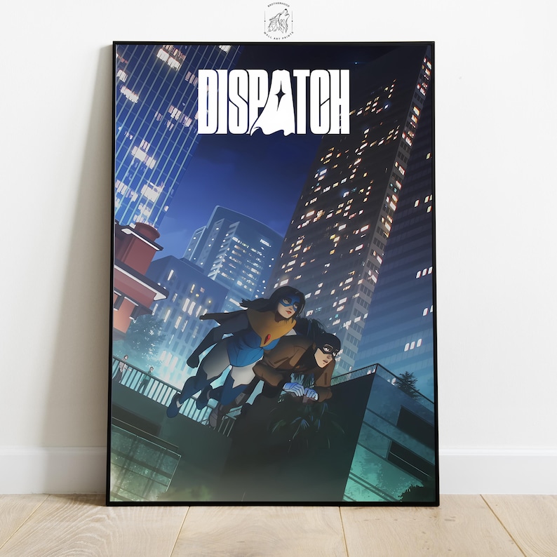 Dispatch Poster – Funny Video Game Wall Art, Gaming Room Decor, Comic ...