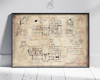 Resident Evil 4 Map Poster | RE4 Game Wall Art Print