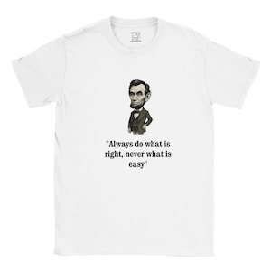 T-shirt van The Right Thing | T-shirt met inspirerende quote | T-shirt met morele waarden | T-shirt met positieve boodschap