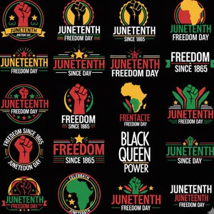 Juneteenth PNG Bundle, Black History Month PNG, 1865 Juneteenth Designs, African American PNG