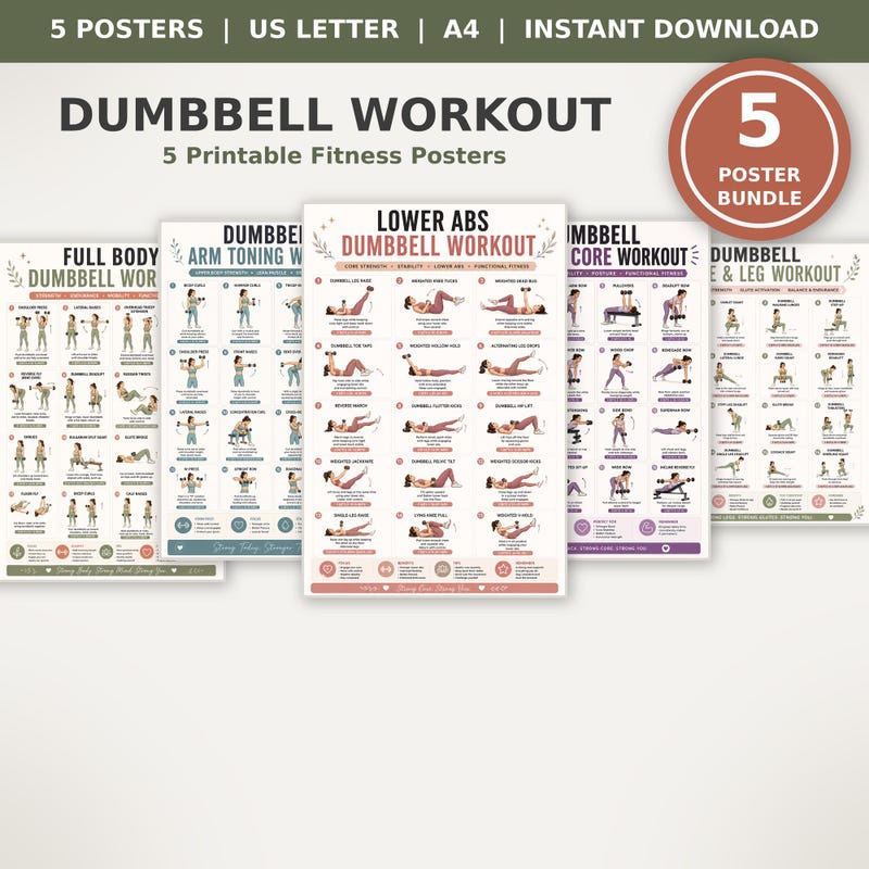 Leg Workout Plan.pdf Back Workout at Home - Etsy UK