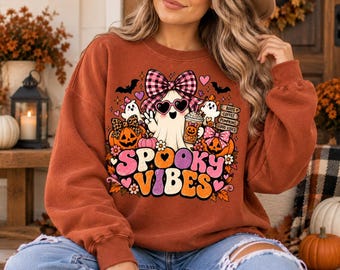 Coquette Ghost Png, Spooky Vibes Png, Pink Halloween Ghost Png, Cute Ghost Coffee Png, Preppy Halloween Png, Spooky Season Sublimation